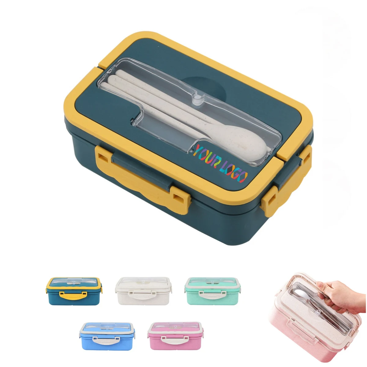 Biodegradable Wheat Straw Lunch Box 1