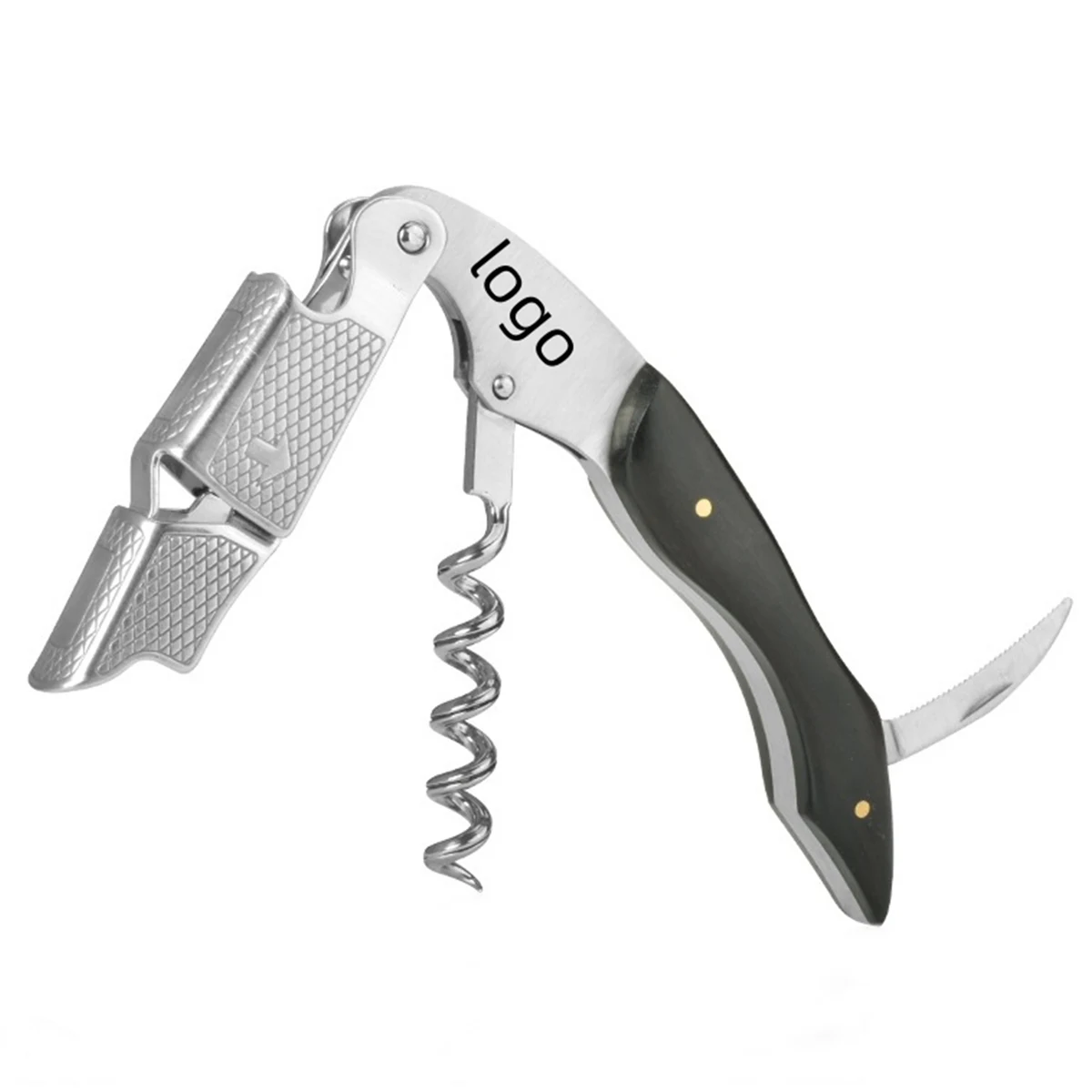 Foldable Multi-tool Corkscrew with Opener and Knife 1