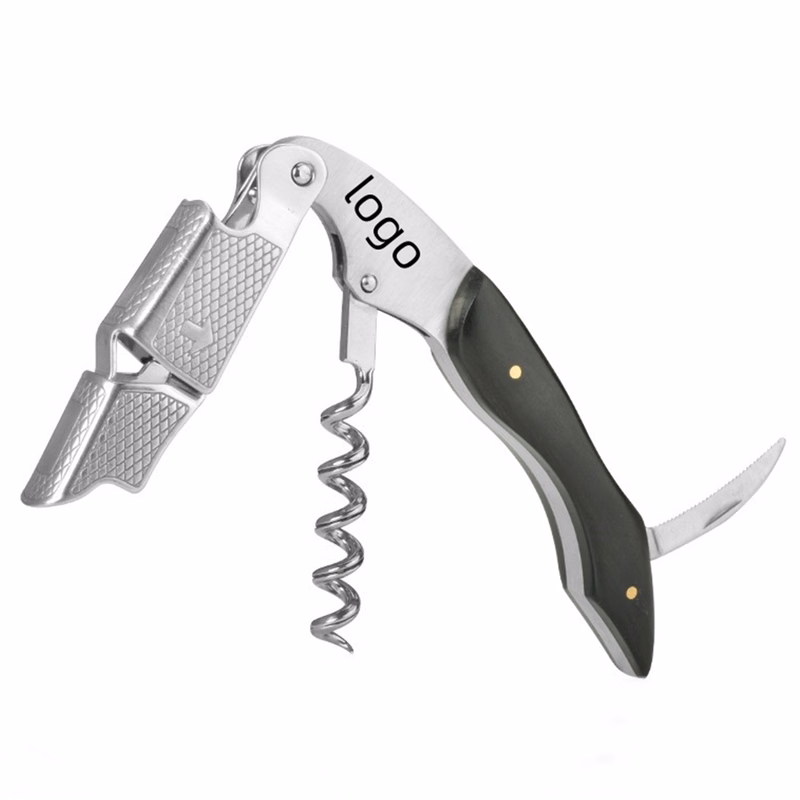 Foldable Multi-tool Corkscrew with Opener and Knife