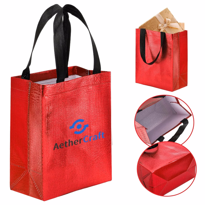 Durable Non Woven Tote Bag with Sparkle Design