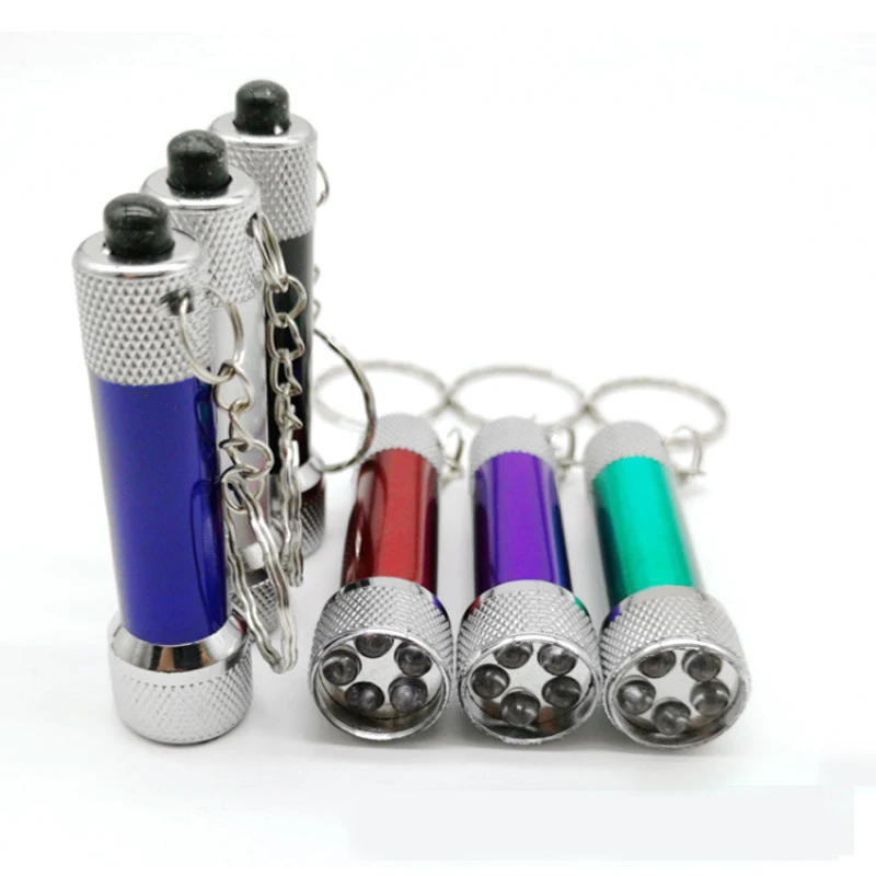 5 LED Aluminum Flashlight Keychain 1