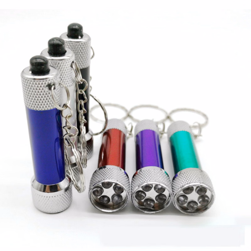 5 LED Aluminum Flashlight Keychain