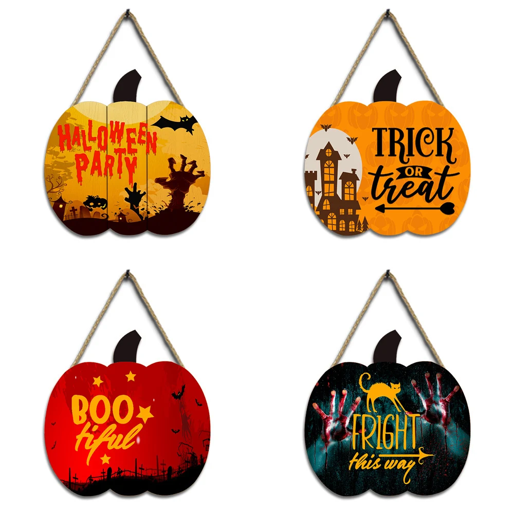Halloween Thanksgiving Doorplate Wall Decoration 1