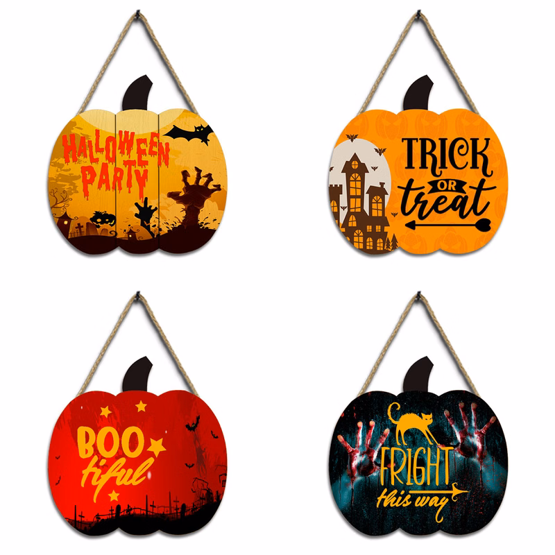 Halloween Thanksgiving Doorplate Wall Decoration