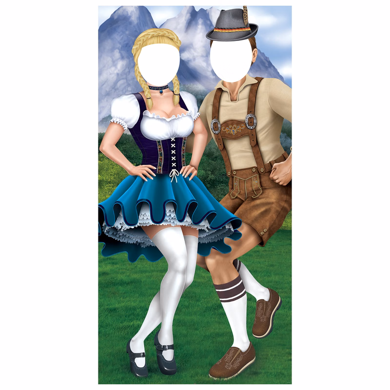 Oktoberfest Couple Photo Prop Stand-Up