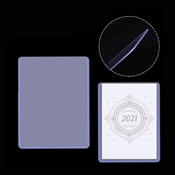 Custom 4" x 3" Clear PVC Card Sleeves — Full-Color Trading Card Protective Storage 1