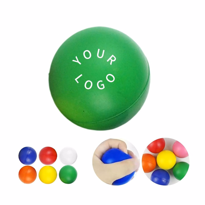 Round PU Stress Ball for Office and Home Use