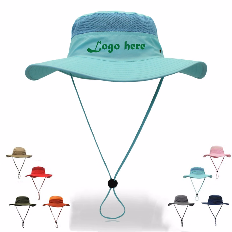 UV Protection Wide Brim Bucket Hat MOQ50