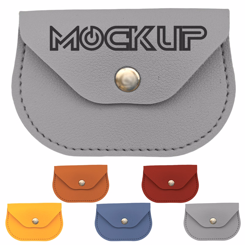 Leather Mini Card Case Wallet