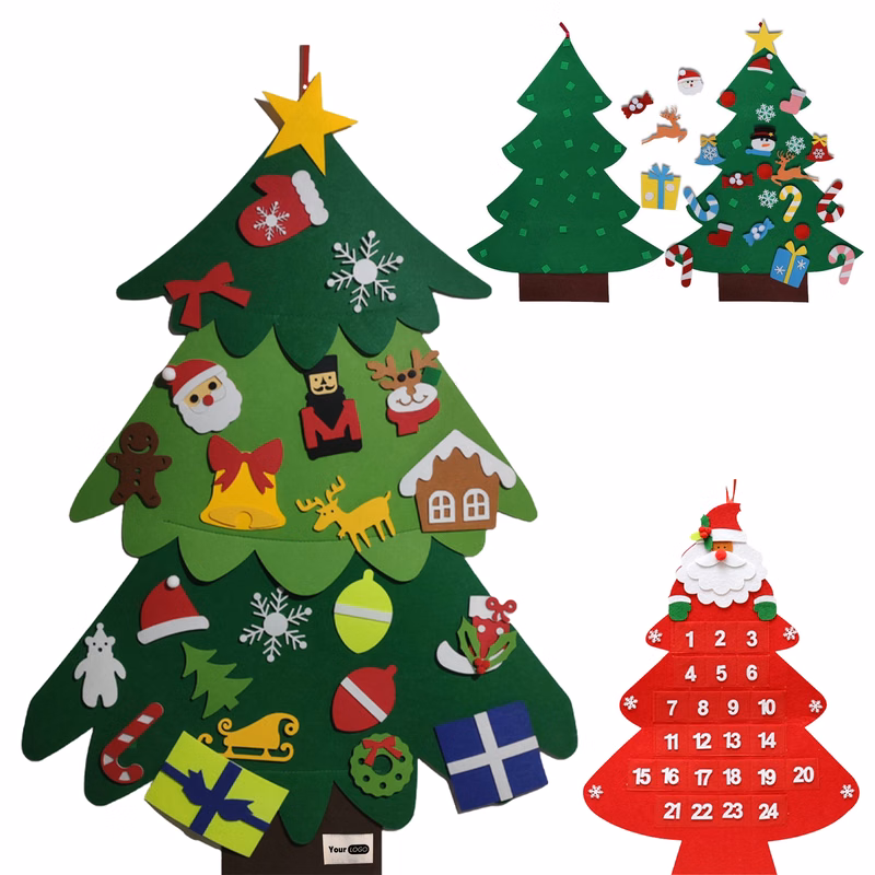 Felt Diy 3D Christmas Decoration ?C Festive And Interactive