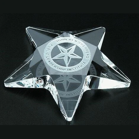 Pentagon Optical Crystal Star 1