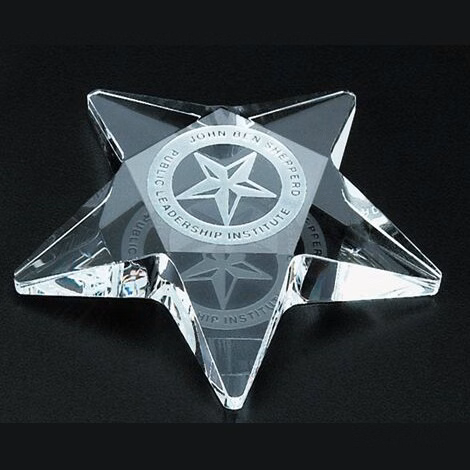 Pentagon Optical Crystal Star