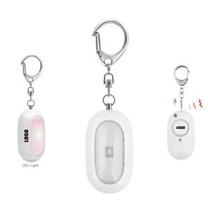 Oval Shaped Safety Alarm With Flashlight 120DB Panic Sound 1