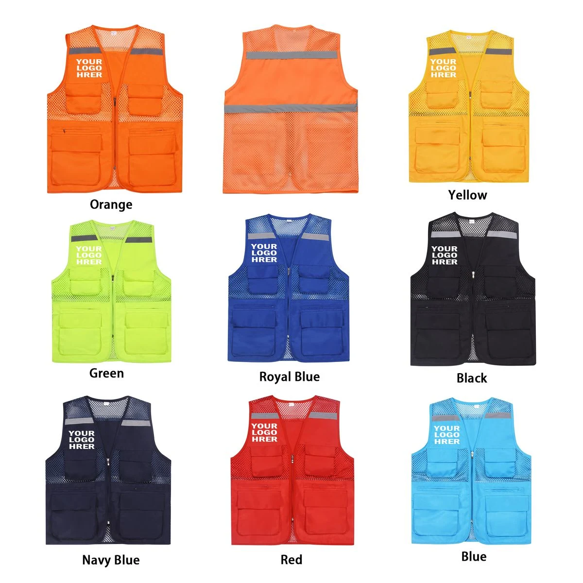 Custom High Visibility Safety Vest 1