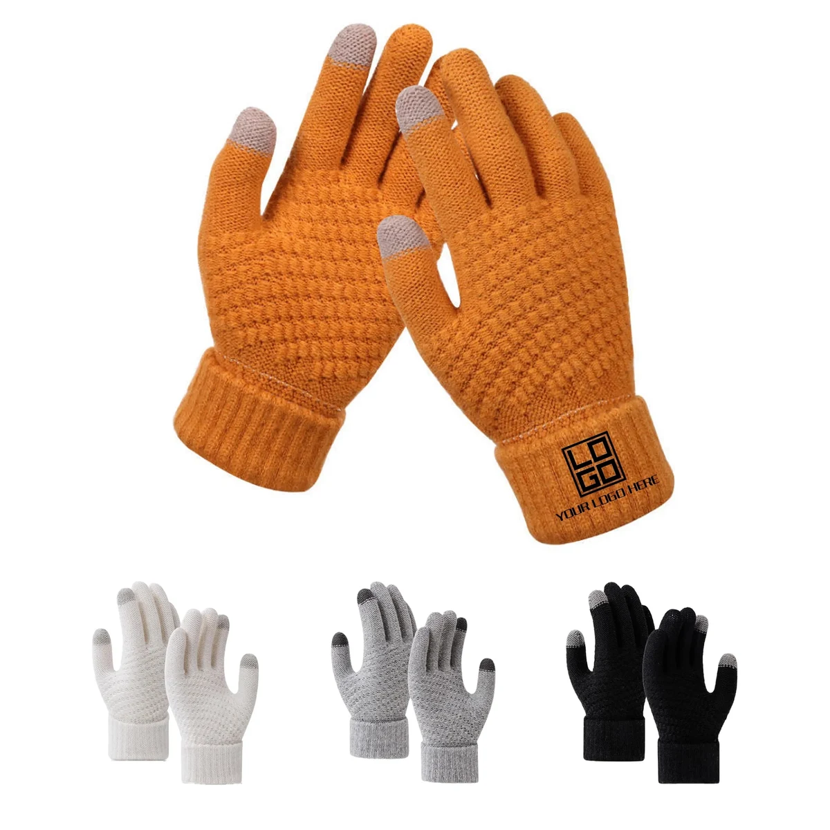 Winter Knitted Warm Gloves Touch Screen 1
