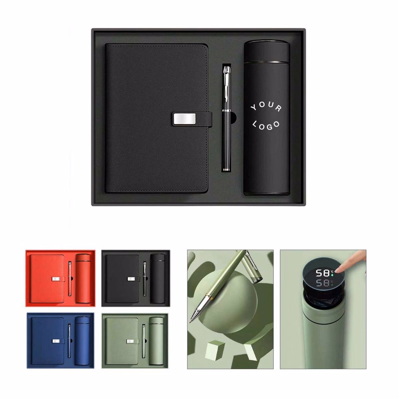 17oz Stainless Steel Tumbler Gift Set with Notebook