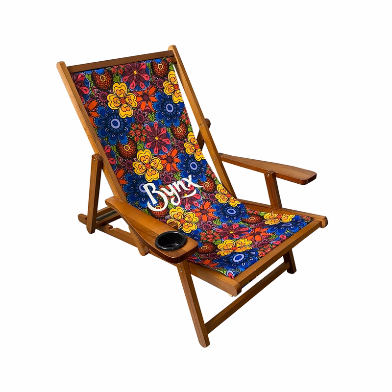 Wood Sling Chair (Full Color)