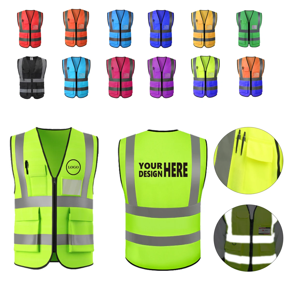 Safety Reflective Vest with High Visibility 1