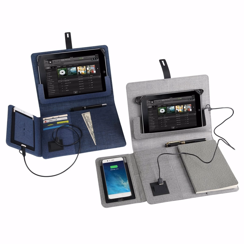 Multifunctional A5 Notebook with 6000 mAh Power Bank