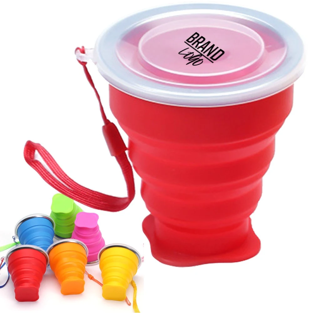Silicone Collapsible 9oz Travel Cup 1