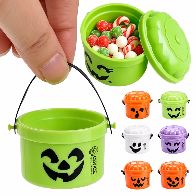 Trick Or Treat Pumpkin Candy Pail For Kids