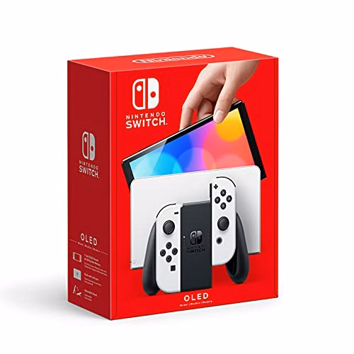 Nintendo Switch - OLED Model w/ White Joy-Con