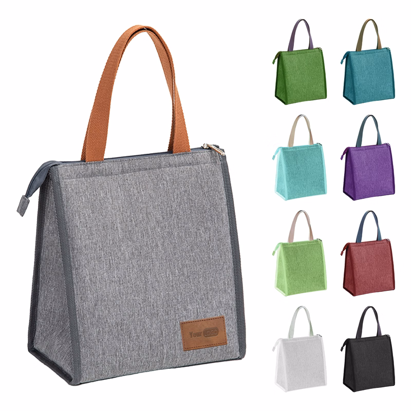 Oxford Stylish And Spacious: Large Capacity Thickened Insulated Lunch Bag With Shoulder Strap