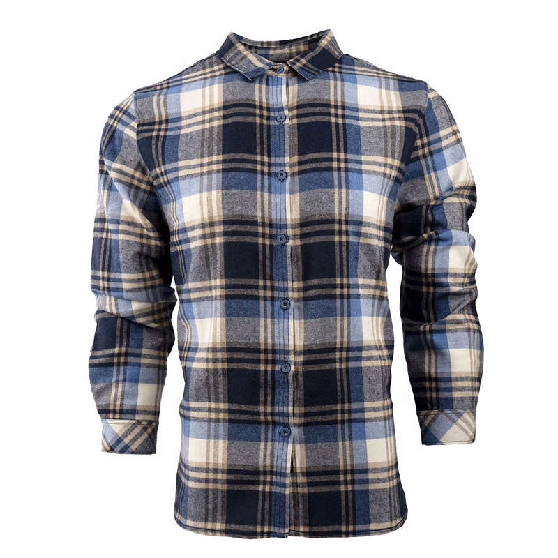 Women's No Pocket Yarn-Dyed Flannel Shirt - 5212
