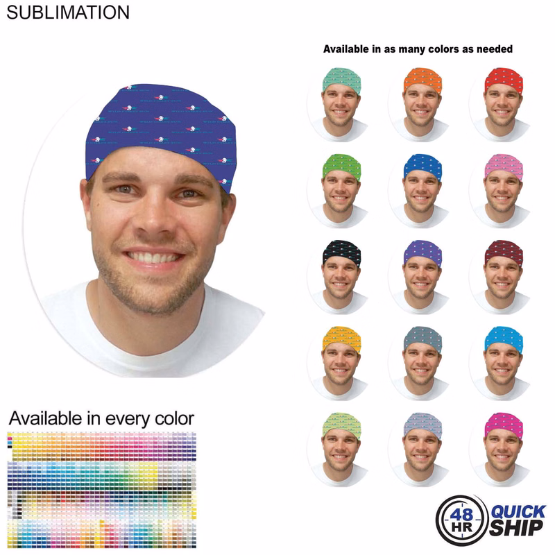 48 Hr Quick Ship - Team Building Sublimated Multifunction Tubular Headwear (Fandanna Bandanna)