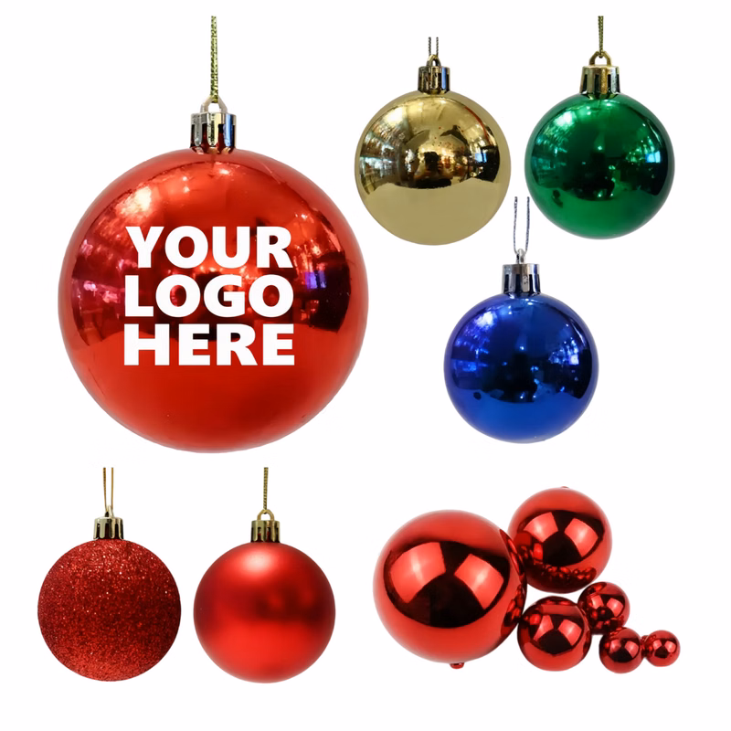Plastic Christmas Tree Baubles