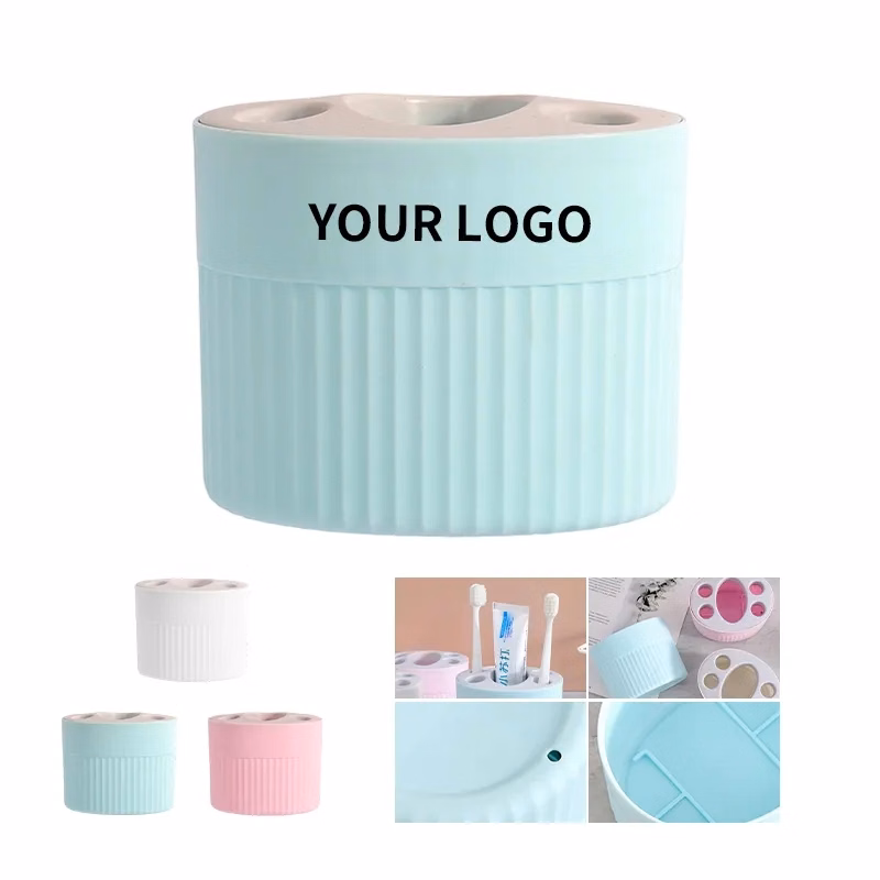 Compact Plastic Toothbrush Holder