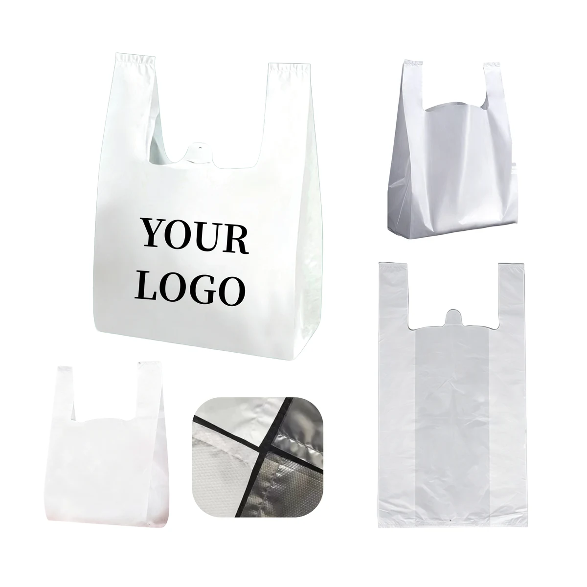 Double Layer Plastic Vest Bag 1