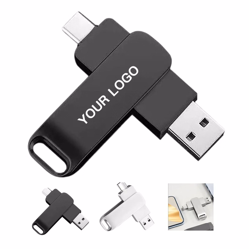 Dual Port Metal USB Flash Drive