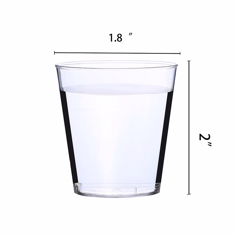 Hard 2 OZ Thickened Plastic Cup