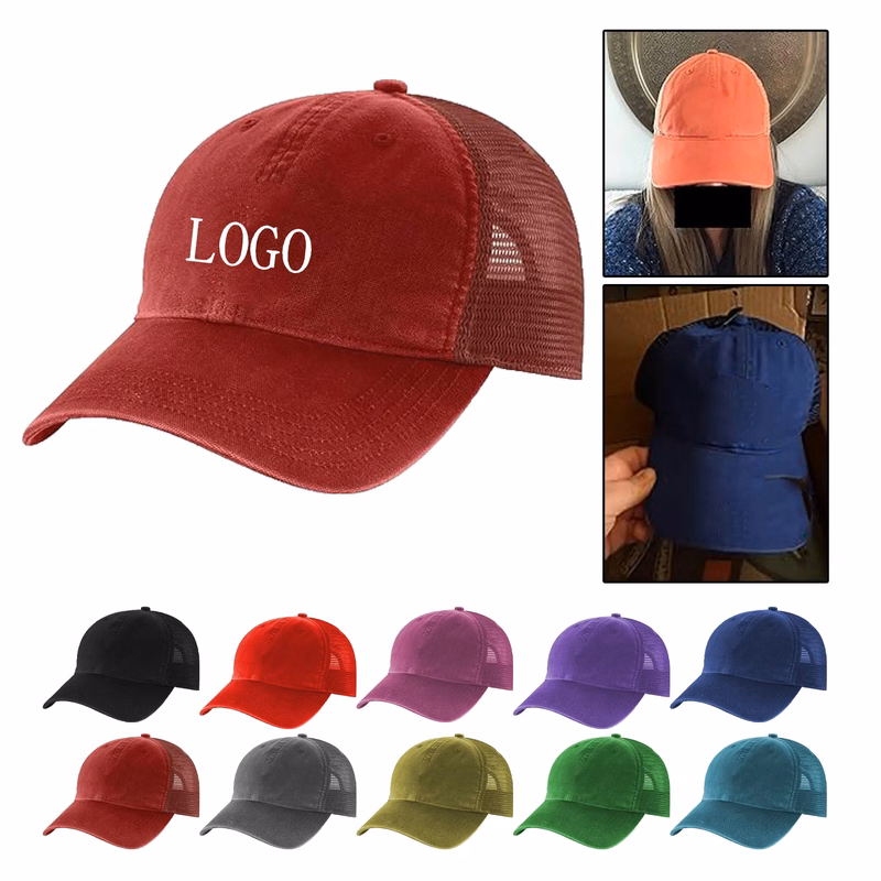 Men's Canvas Mesh Back Cap