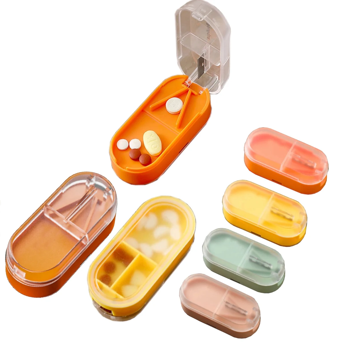Pill Cutter With Storage Box 1