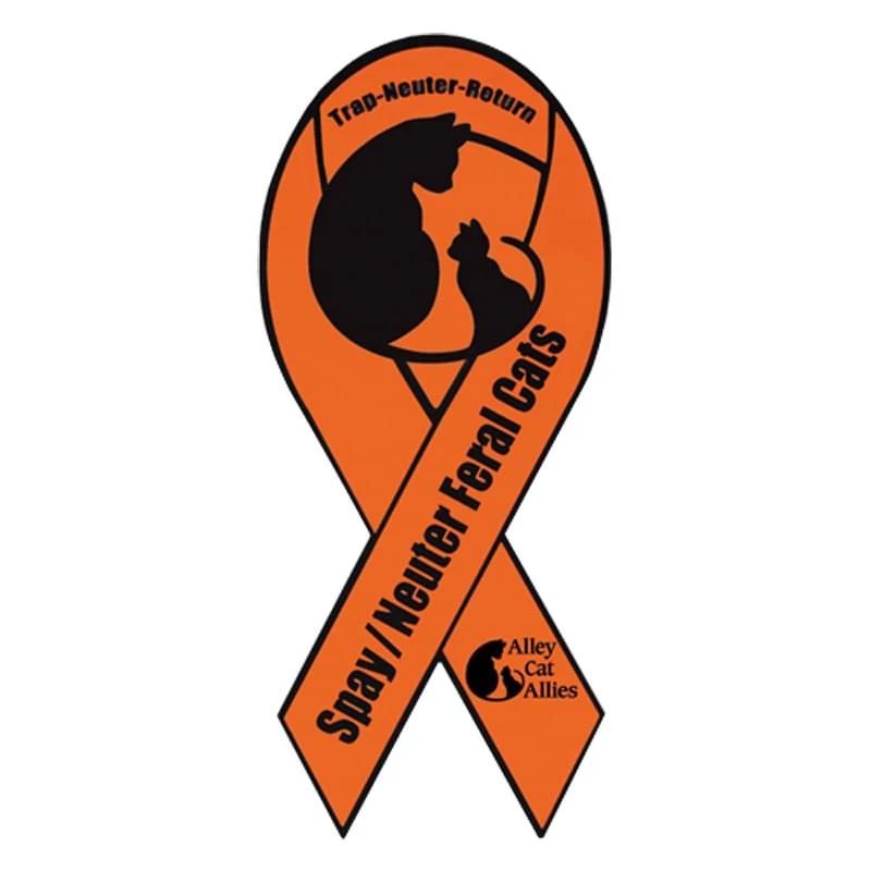 3.5" X 8" Awareness Ribbon Shape Vehicle Magnet - No Cutout 1