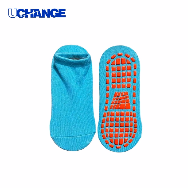 Cotton Grip Trampoline Sock Socks with Anti Slip Sole 9"