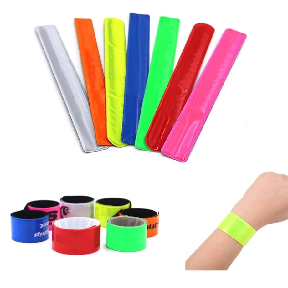 PVC Reflective Slap Bracelet 1