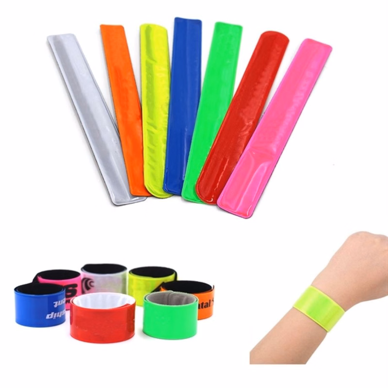 PVC Reflective Slap Bracelet