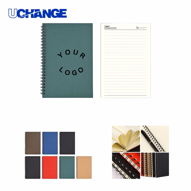 Notebook Organizer with Wire Binding and Lined Sheets