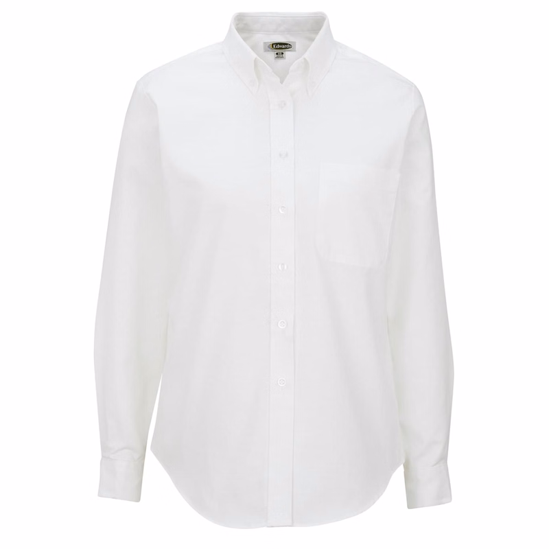 Easy Care Oxford Long Sleeve Ladies Shirt