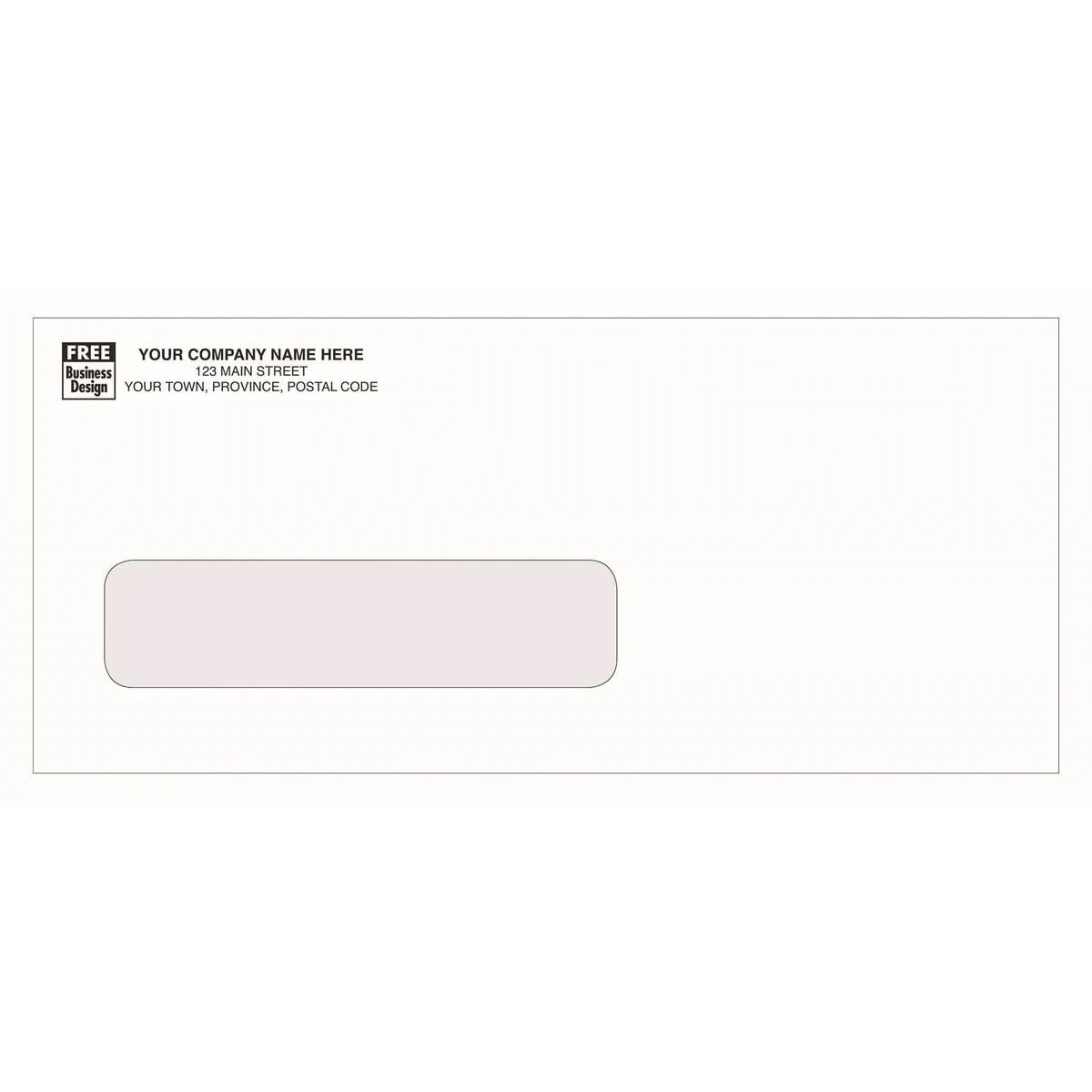 No. 9 Business Envelopes - Single Window - Confidential 1