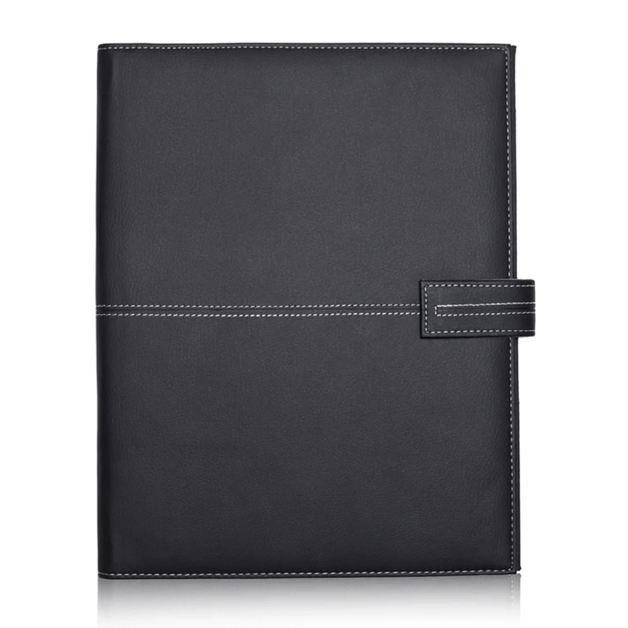 White Stitch Leather Portfolios 1