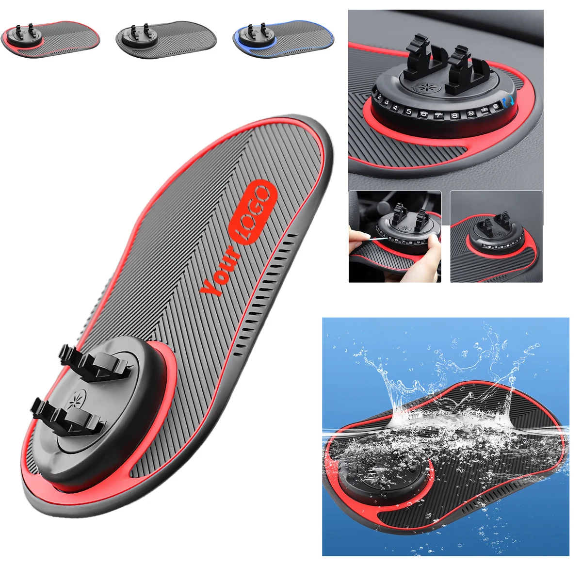 Phone Stand Number Plate Anti-slip Mat 1