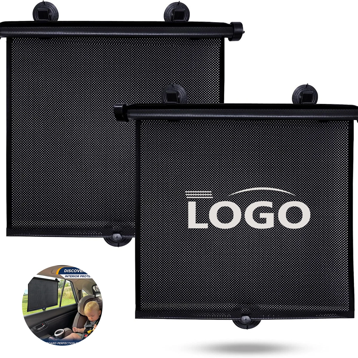 Retractable Car Side Window Sunshade 1