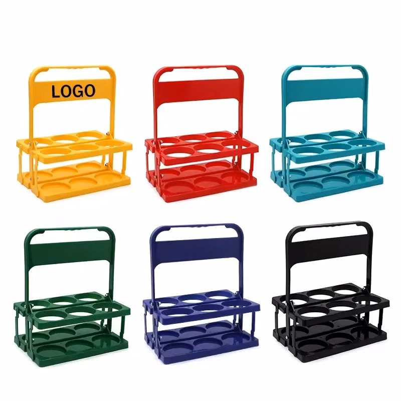 Foldable 6-pack Beer Bottle Bucket Holder