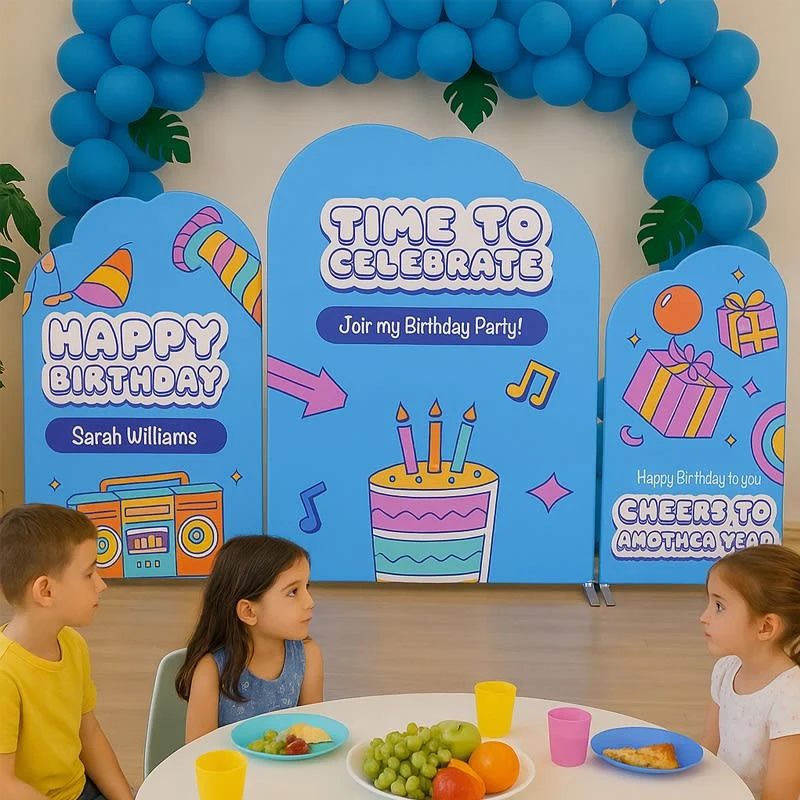 Cloud Shaped Backdrop Kit 1