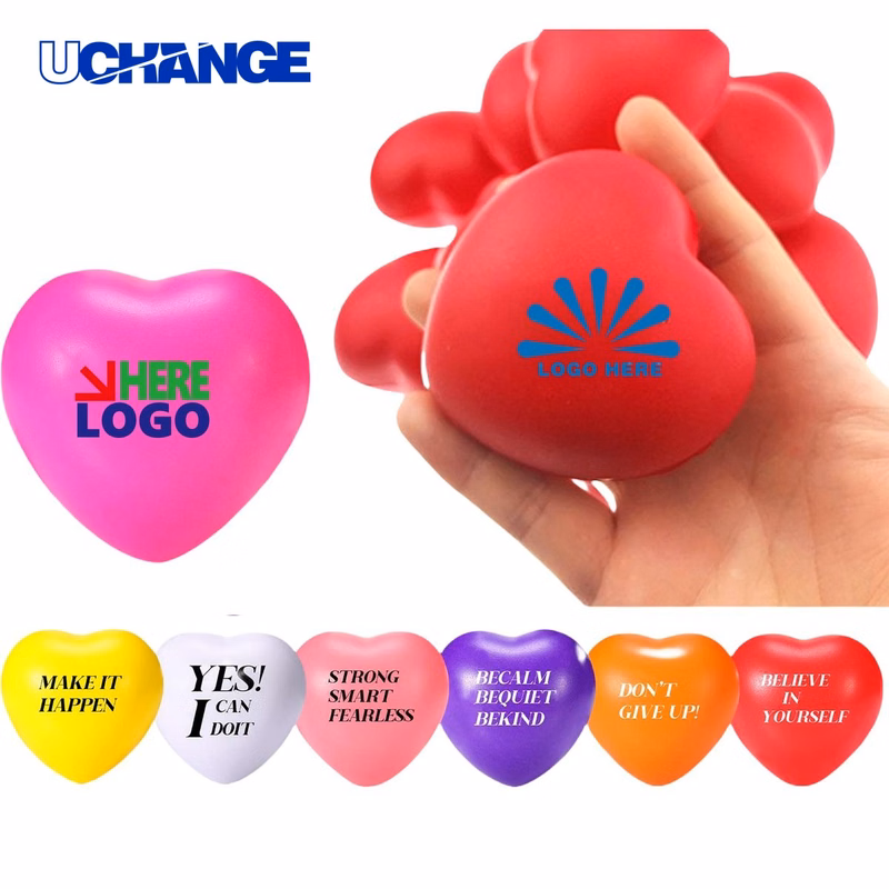 Funny Heart-Shaped Mini Stress Ball