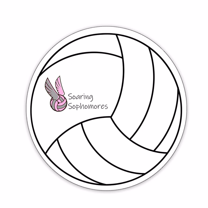 Volleyball Shaped NoteKeeper™ Magnet 35 Mil